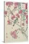 Willow, Cherry Blossoms, Sparrows and Swallow, Early 19th Century-Utagawa Hiroshige-Stretched Canvas