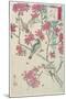 Willow, Cherry Blossoms, Sparrows and Swallow, Early 19th Century-Utagawa Hiroshige-Mounted Giclee Print