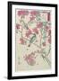 Willow, Cherry Blossoms, Sparrows and Swallow, Early 19th Century-Utagawa Hiroshige-Framed Giclee Print