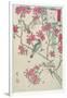 Willow, Cherry Blossoms, Sparrows and Swallow, Early 19th Century-Utagawa Hiroshige-Framed Giclee Print