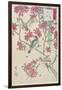 Willow, Cherry Blossoms, Sparrows and Swallow, Early 19th Century-Utagawa Hiroshige-Framed Giclee Print