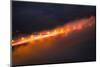 Willow Deck Golden Gate Night Lights Fog Color Christmas Mood San Francisco-Vincent James-Mounted Photographic Print