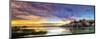 Willow Lake Spring Sunset-Bob Larson-Mounted Art Print