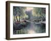 Willow Park Lake-unknown Chiu-Framed Art Print