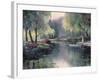 Willow Park Lake-unknown Chiu-Framed Art Print