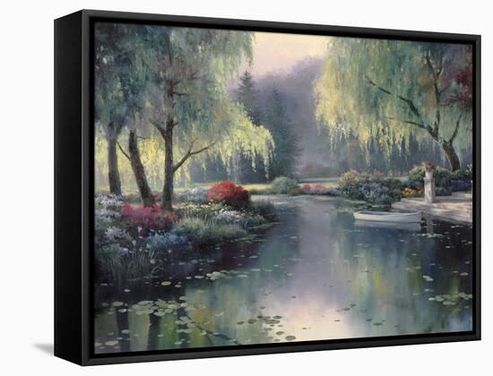 Willow Park Lake-unknown Chiu-Framed Stretched Canvas