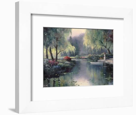 Willow Park Lake-unknown Chiu-Framed Art Print