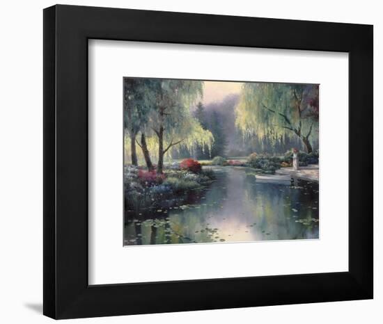 Willow Park Lake-unknown Chiu-Framed Art Print