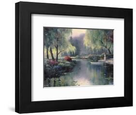 Willow Park Lake-unknown Chiu-Framed Art Print