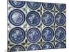 Willow Pattern Plates Embedded in the Walls of the Juna Mahal Fort, Dungarpur, India-R H Productions-Mounted Photographic Print