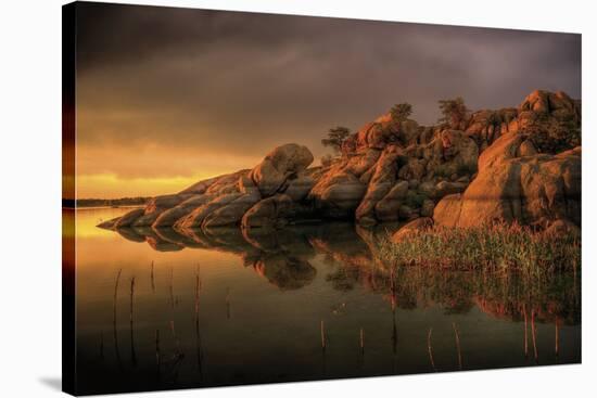 Willow Rock-Bob Larson-Stretched Canvas