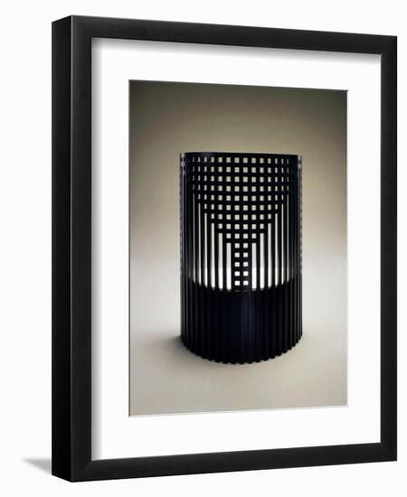 Willow Seat with Curved Lattice Back, Retro, 1904-Charles Rennie Mackintosh-Framed Giclee Print