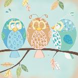 Two Little Birdies-Willow-Framed Art Print