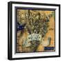 Willow Tree Brand - Los Angeles, California - Citrus Crate Label-Lantern Press-Framed Art Print