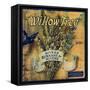 Willow Tree Brand - Los Angeles, California - Citrus Crate Label-Lantern Press-Framed Stretched Canvas