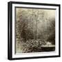 Willow Tree Fountain, Chatsworth, Derbyshire-null-Framed Photographic Print