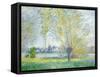 Willows at Vetheuil, 1880-Claude Monet-Framed Stretched Canvas