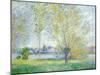 Willows at Vetheuil, 1880-Claude Monet-Mounted Giclee Print