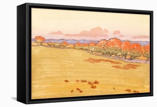 Willows in Bloom-Arthur Wesley Dow-Framed Stretched Canvas