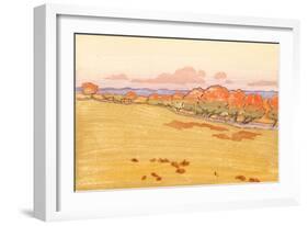 Willows in Bloom-Arthur Wesley Dow-Framed Giclee Print