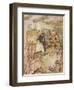 Willows, Rat and Beer-Arthur Rackham-Framed Art Print