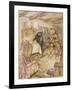 Willows, Rat and Beer-Arthur Rackham-Framed Art Print