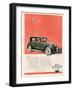 Wills Sainte Claire, Magazine Advertisement, USA, 1925-null-Framed Giclee Print