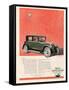 Wills Sainte Claire, Magazine Advertisement, USA, 1925-null-Framed Stretched Canvas