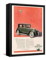 Wills Sainte Claire, Magazine Advertisement, USA, 1925-null-Framed Stretched Canvas