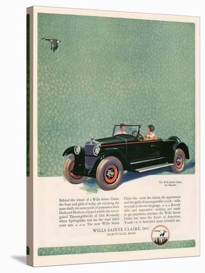 Wills Sainte Claire, Magazine Advertisement, USA, 1925-null-Stretched Canvas