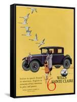 Wills Sainte Claire, Magazine Advertisement, USA, 1925-null-Framed Stretched Canvas