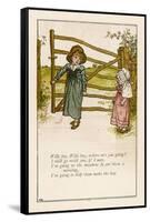 Willy Boy Willy Boy Where are You Going?-Kate Greenaway-Framed Stretched Canvas