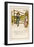 Willy Boy Willy Boy Where are You Going?-Kate Greenaway-Framed Art Print