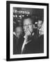 Willy Brandt Arriving for Foreign Ministers Conference-James Burke-Framed Premium Photographic Print