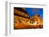 Willy Brandt Platz and Christmas Market, Dortmund, North Rhine-Westphalia, Germany, Europe-Frank Fell-Framed Photographic Print