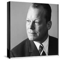 Willy Brandt Serious-null-Stretched Canvas
