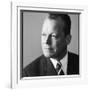 Willy Brandt Serious-null-Framed Photographic Print