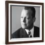 Willy Brandt Serious-null-Framed Photographic Print