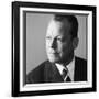 Willy Brandt Serious-null-Framed Photographic Print