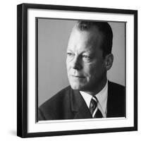 Willy Brandt Serious-null-Framed Photographic Print