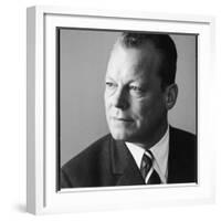 Willy Brandt Serious-null-Framed Photographic Print