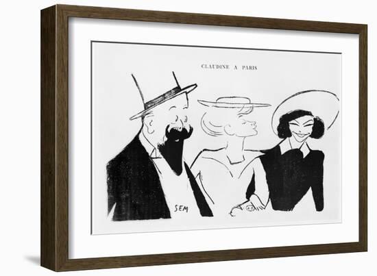 Willy Colette and Polaire-Sem-Framed Giclee Print