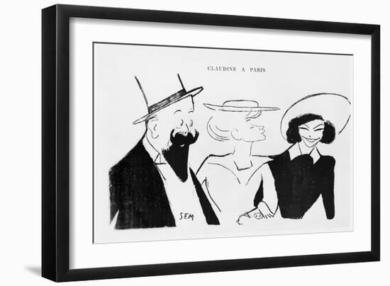 Willy Colette and Polaire-Sem-Framed Giclee Print