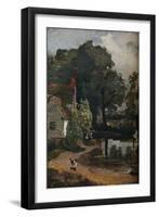 'Willy Lott?s House', c1811-John Constable-Framed Giclee Print