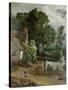 Willy Lott's House, Near Flatford Mill, circa 1811-John Constable-Stretched Canvas