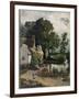 Willy Lott's House, near Flatford Mill (Oil on Canvas, 1813)-John Constable-Framed Giclee Print