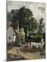 Willy Lott's House, near Flatford Mill (Oil on Canvas, 1813)-John Constable-Mounted Giclee Print
