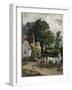 Willy Lott's House, near Flatford Mill (Oil on Canvas, 1813)-John Constable-Framed Giclee Print