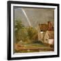 Willy Lott's House with a Rainbow, Dated October 1St, 1812-John Constable-Framed Giclee Print