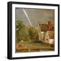 Willy Lott's House with a Rainbow, Dated October 1St, 1812-John Constable-Framed Giclee Print